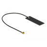 Delock WLAN 802.11 ac/ax/a/h/b/g/n Antenne I-PEX Inc., MHF® I Stecker 2 - 4 dBi 15 cm PCB intern Klebemontage