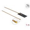 Delock WLAN 802.11 ac/ax/a/h/b/g/n Antenne I-PEX Inc., MHF® I Stecker 0,5 - 1,2 dBi RG-178 1 m PCB intern Klebemontage