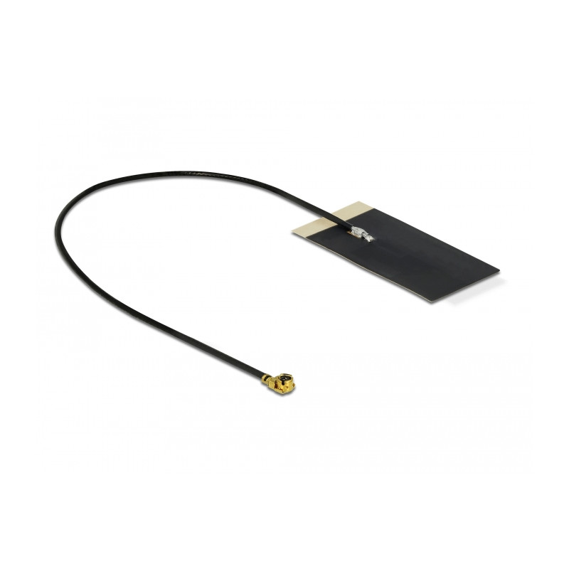 Delock WLAN 802.11 ac/ax/a/h/b/g/n Antenne I-PEX Inc., MHF® I Stecker 2,7 - 3,0 dBi 1.13 15 cm FPC intern Klebemontage