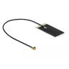 Delock WLAN 802.11 ac/ax/a/h/b/g/n Antenne I-PEX Inc., MHF® I Stecker 2,7 - 3,0 dBi 1.13 15 cm FPC intern Klebemontage