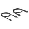 Delock HDMI / USB-C™ KVM Switch 4K 60 Hz mit USB 2.0