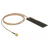 Delock LPWAN Antenne SMA Stecker 1 - 2 dBi RG-178 1 m PCB intern Klebemontage