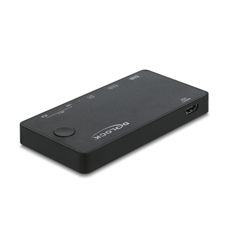 Delock HDMI / USB-C™ KVM Switch 4K 60 Hz mit USB 2.0