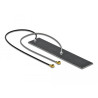 Delock WLAN 802.11 ac/ax/a/h/b/g/n Doppelantenne 2 x I-PEX Inc., MHF® I Stecker 2,2 – 4,0 dBi 2 x 15 cm PCB intern Klebemontage