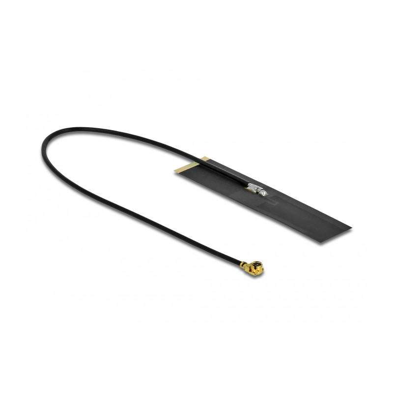 Delock Dualband WLAN ac/ax/a/b/g/n Antenne I-PEX Inc., MHF® I Stecker 1,7 - 4,7 dBi PIFA FPC omnidirektional