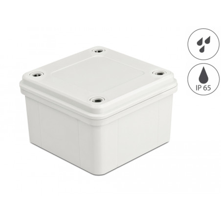 Delock Installationsgehäuse IP65 wasserdicht 96 x 96 x 60 mm grau