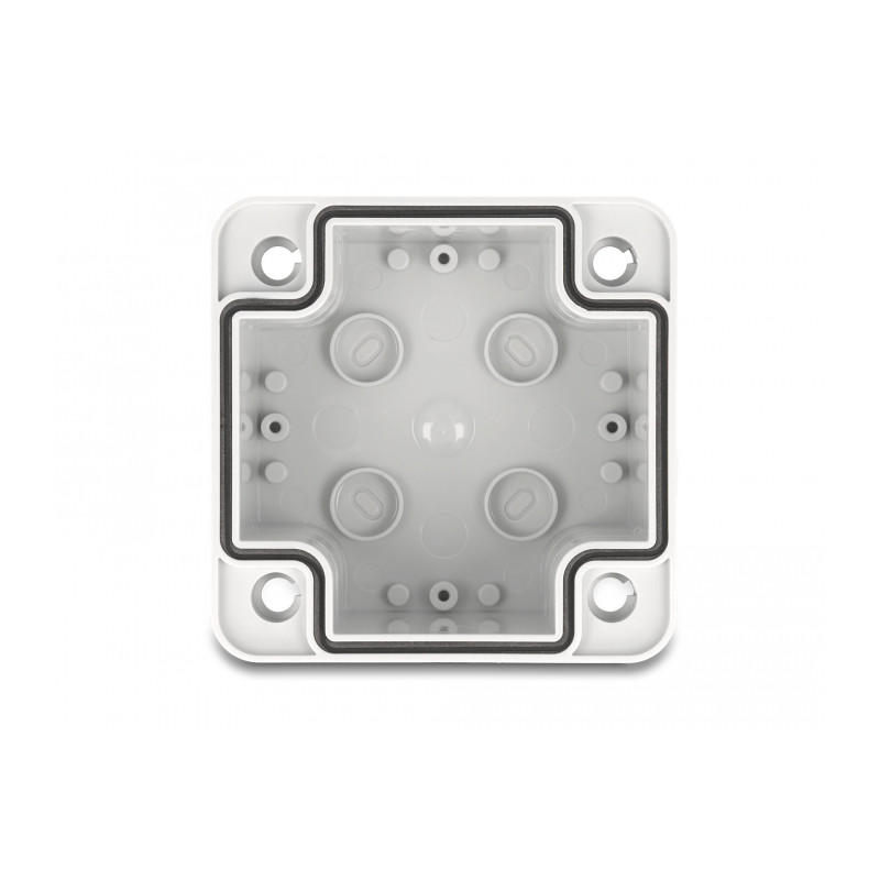 Delock Installationsgehäuse IP65 wasserdicht 96 x 96 x 60 mm grau