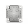 Delock Installationsgehäuse IP65 wasserdicht 96 x 96 x 60 mm grau
