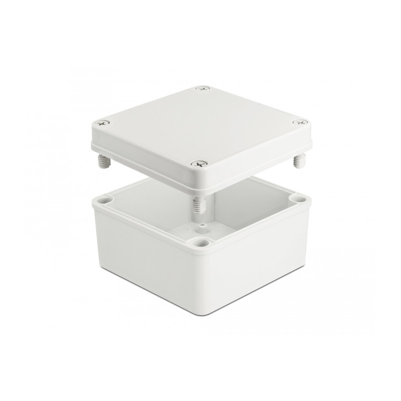Delock Installationsgehäuse IP65 wasserdicht 125 x 125 x 75 mm grau