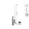 Delock Dualband WLAN 802.11 ac/ax/a/b/g/n Antenne N Buchse 6,2 - 8,0 dBi 39,5 cm omnidirektional starr Wand- und Mastmontage out