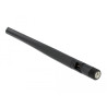 Delock WLAN 802.11 ac/ax/a Antenne RP-SMA Stecker 5 dBi 20 cm omnidirektional mit Kippgelenk und flexiblem Material schwarz