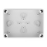 Delock Installationsgehäuse mit Kabeleinführungen 130 x 93 x 57 mm grau