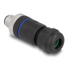 Delock M12 Steckverbinder A-kodiert 8 Pin Stecker zur Montage mit Schraubanschluss