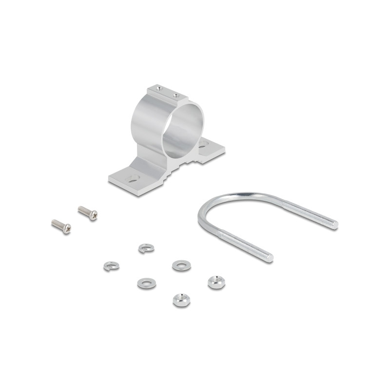 Delock 4G / WiFi 2,4 GHz Antenne N Buchse 3 dBi 33,3 cm omnidirektional starr Wand- und Mastmontage outdoor weiß
