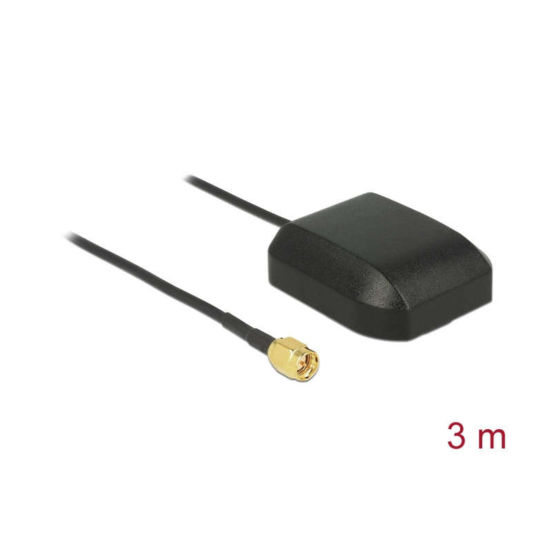 Navilock NL-281GG Multi GNSS GALILEO GLONASS GPS SMA Stecker Antenne 3 m outdoor