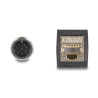 Delock M12 Kabel A-kodiert 8 Pin Stecker zu RJ45 Buchse PUR (TPU) 0,5 m