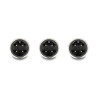 Delock M12 T-Splitter A-kodiert 4 Pin 1 x Stecker zu 2 x Stecker Parallelschaltung