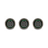 Delock M12 T-Splitter A-kodiert 4 Pin 1 x Buchse zu 2 x Buchse Parallelschaltung