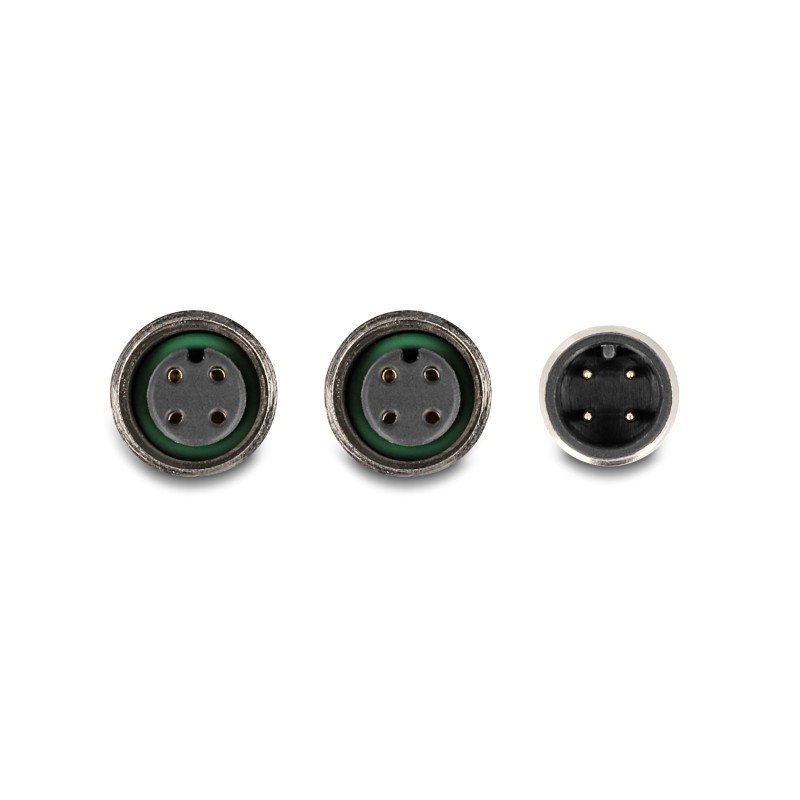 Delock M12 Y-Splitter A-kodiert 4 Pin 1 x Buchse zu 1 x Stecker und 1 x Buchse Parallelschaltung