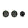 Delock M12 Y-Splitter A-kodiert 4 Pin 1 x Buchse zu 1 x Stecker und 1 x Buchse Parallelschaltung