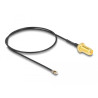 Delock Antennenkabel RP-SMA Buchse zum Einbau zu I-PEX Inc., MHF® 4L LK Stecker 1.37 35 cm Gewindelänge 10 mm