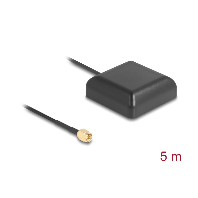 Navilock NL-203AA GNSS GALILEO GPS High Gain Antenne mit SMA Stecker 5 m outdoor