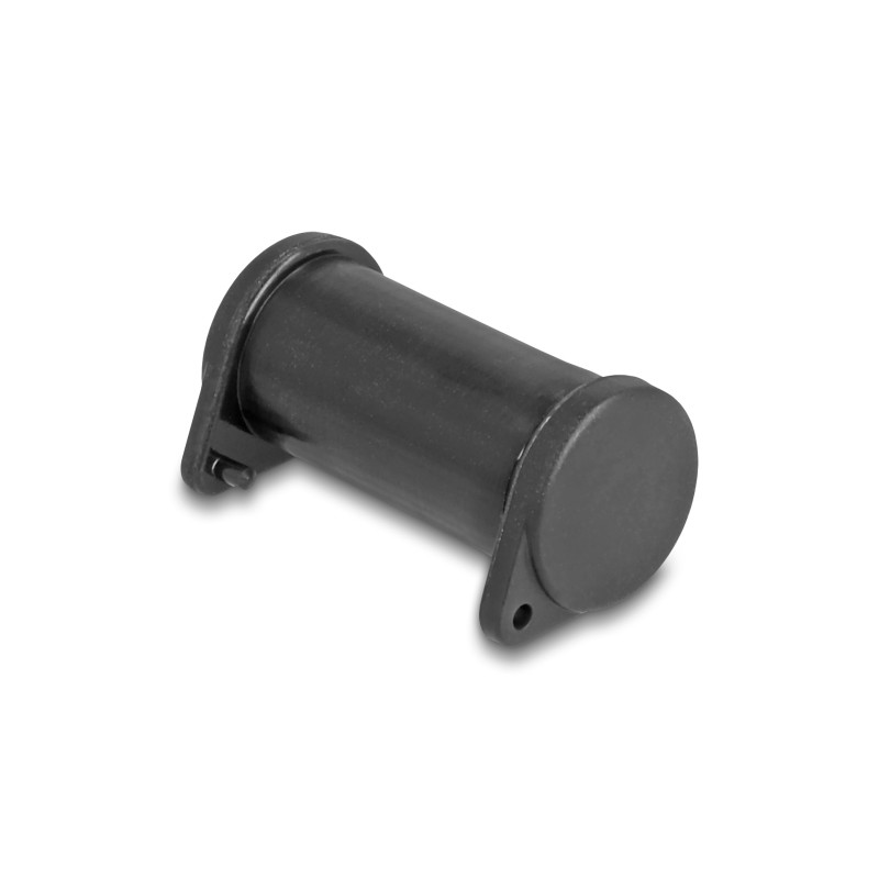 Delock DL4 Staubschutz für Stecker und Buchse, Silikon, 2-teilig, schwarz 10er Set