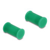 Delock DL4 Staubschutz für Stecker und Buchse, Silikon, 2-teilig, grün 10er Set