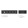 Delock Industrie Hub 4 x USB 2.0 Typ-A mit 15 kV ESD Schutz und Hutschienenbefestigung