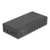 Delock Industrie Hub 7 x USB 2.0 Typ-A mit 15 kV ESD Schutz und Hutschienenbefestigung