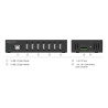 Delock Industrie Hub 7 x USB 2.0 Typ-A mit 15 kV ESD Schutz und Hutschienenbefestigung