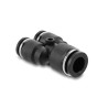 Delock Steckverbinder Pneumatik / Pneumatik Schnellsteckverbinder 2 x 8 mm zu 1 x 10 mm mit Befestigungsloch Y-Form