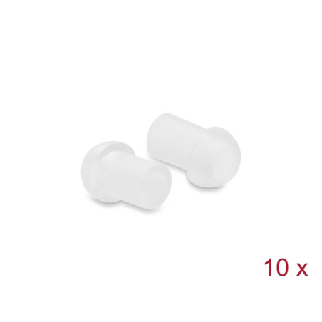 Delock Staubschutz für TOSLINK Stecker Kunststoff 10 Stück transparent