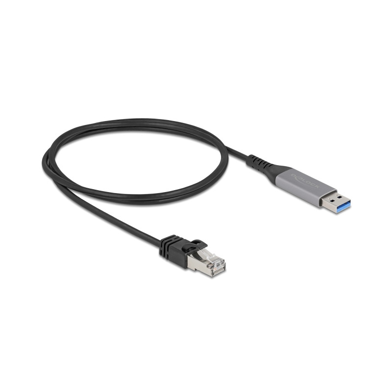 Delock USB LAN Kabel USB Typ-A zu RJ45 Gigabit Ethernet 1 m