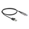 Delock USB LAN Kabel USB Typ-A zu RJ45 Gigabit Ethernet 1 m