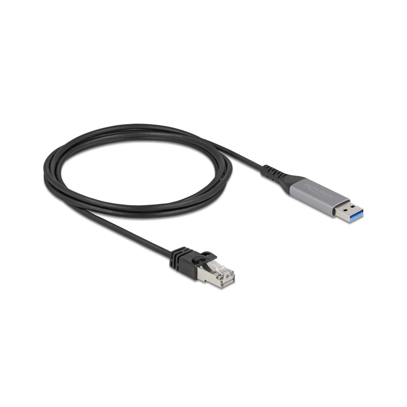 Delock USB LAN Kabel USB Typ-A zu RJ45 Gigabit Ethernet 2 m
