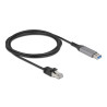 Delock USB LAN Kabel USB Typ-A zu RJ45 Gigabit Ethernet 2 m