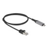 Delock USB LAN Kabel USB Type-C™ zu RJ45 Gigabit Ethernet 1 m