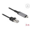 Delock USB LAN Kabel USB Type-C™ zu RJ45 Gigabit Ethernet 3 m