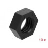 Navilock GNSS Mutter Nylon 15,875 mm (5/8"-11 UNC) 10 Stück schwarz