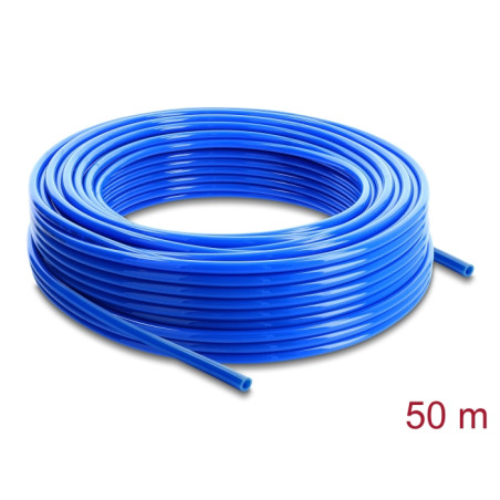 Delock Pneumatikschlauch 8 x 5 mm 50 m Rolle blau