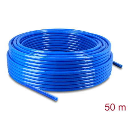 Delock Pneumatikschlauch 12 x 8 mm 50 m Rolle blau