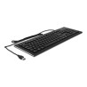 Delock USB Tastatur kabelgebunden 1,5 m schwarz (Water-Drop)