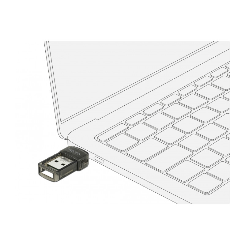 Delock USB 2.0 Bluetooth 4.0 Adapter 2 in 1 USB Type-C™ oder Typ-A
