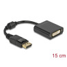 Delock Adapter DisplayPort 1.1 Stecker zu DVI Buchse Passiv schwarz