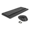 Delock USB Tastatur und Maus Set 2,4 GHz kabellos schwarz (Handballenauflage)