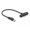 Delock USB zu SATA 6 Gb/s Konverter mit USB Type-C™ oder USB Typ-A Anschluss