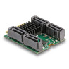 Delock Konverter M.2 Key B+M Stecker zu 4 x SATA Stecker mit RAID und HyperDuo