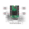 Delock Konverter M.2 Key B+M Stecker zu 4 x SATA Stecker mit RAID und HyperDuo