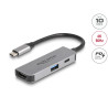 Delock USB Type-C™ Adapter zu HDMI 4K 60 Hz mit USB Typ-A und USB Type-C™ PD 95 W